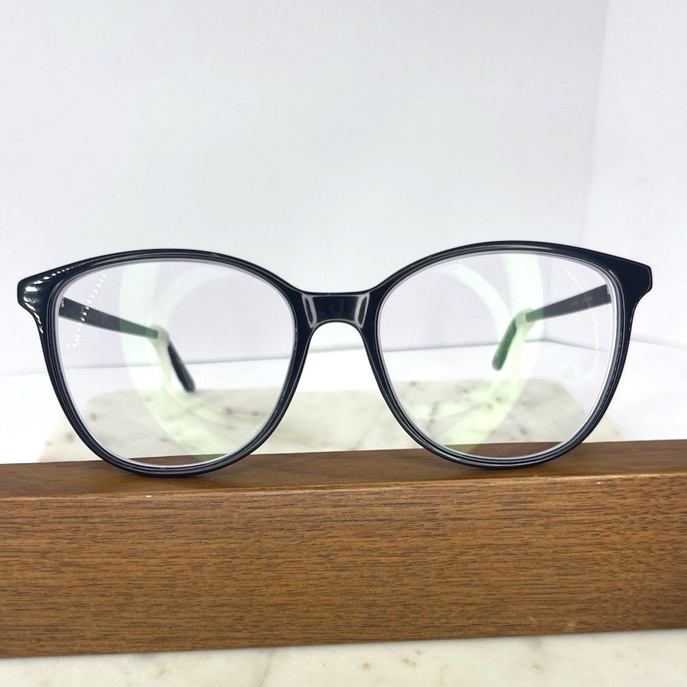 Amelia E Barbara Black Cat Eye Eyeglasses Frames 33-P8165 53-16-145 Academia